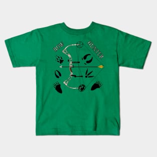 Bow Hunter, hunting, archery, gifts, apparel Kids T-Shirt